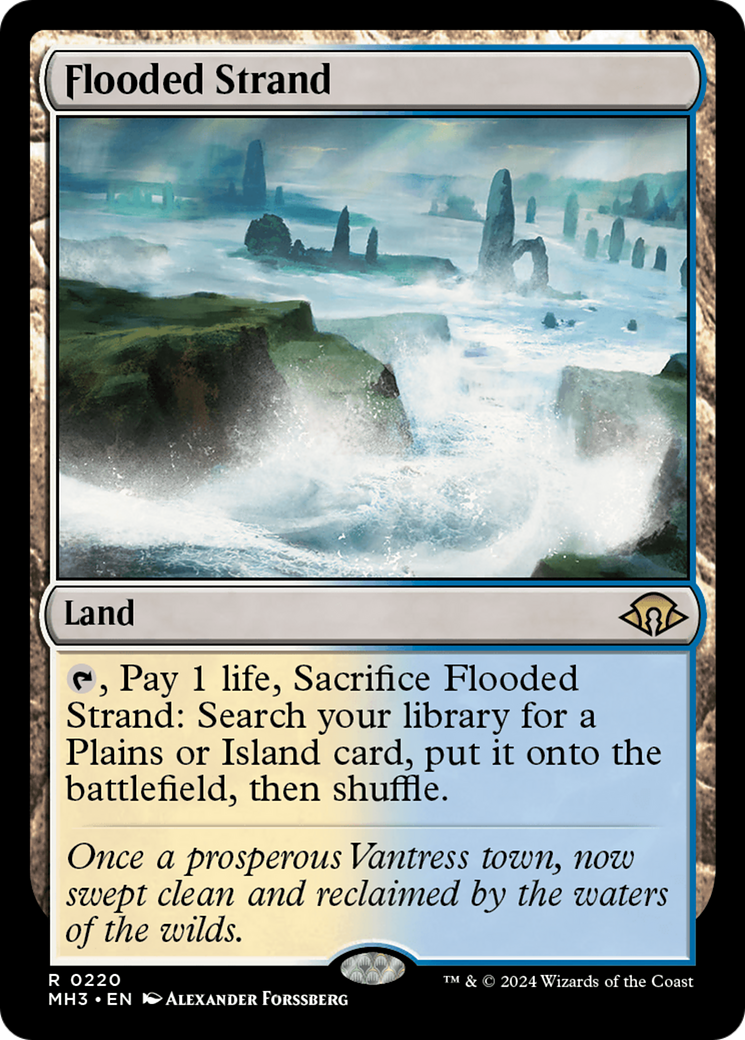 Image of Flooded Strand (MH3-220) - Modern Horizons 3 Foil