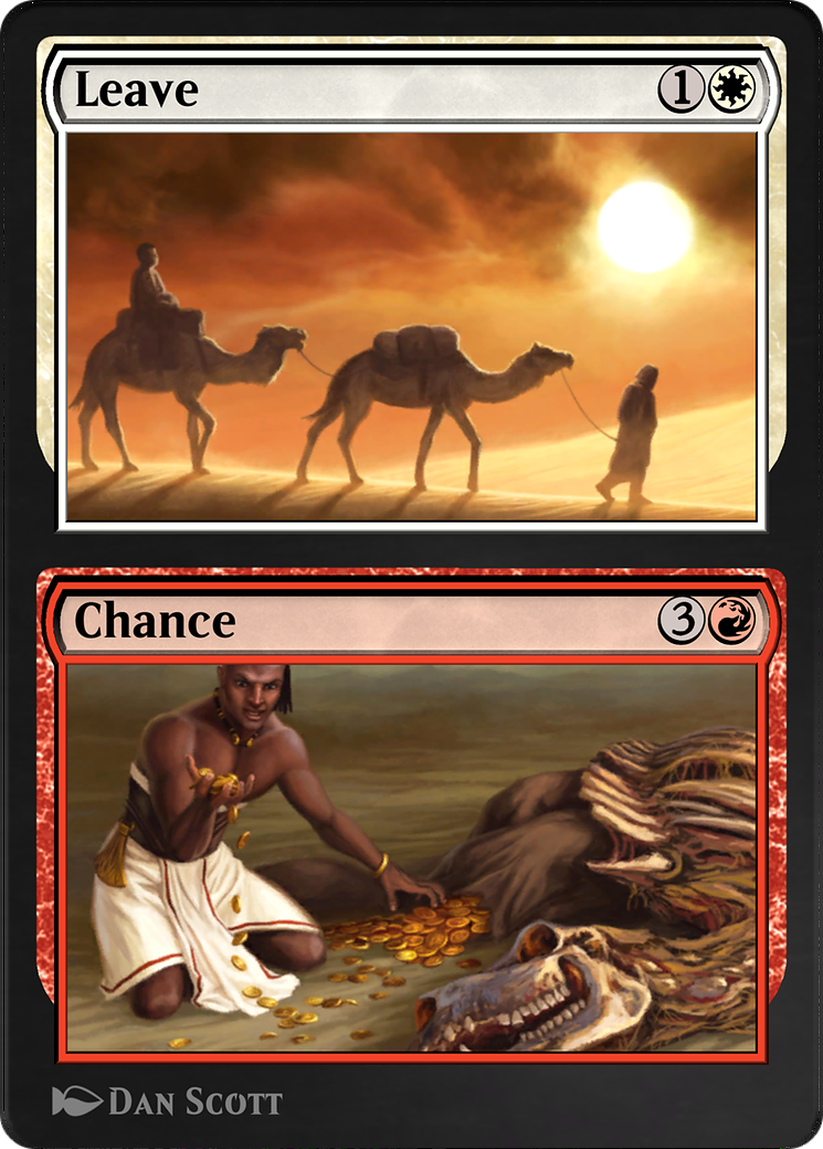 Image of Leave // Chance (AKR-242) - Amonkhet Remastered