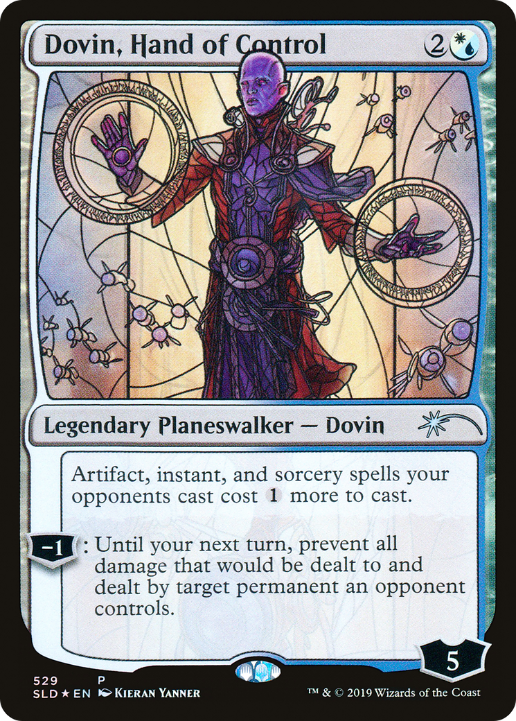 Image of Dovin, Hand of Control (Stained Glass) (SLD-529) - Secret Lair Drop Foil