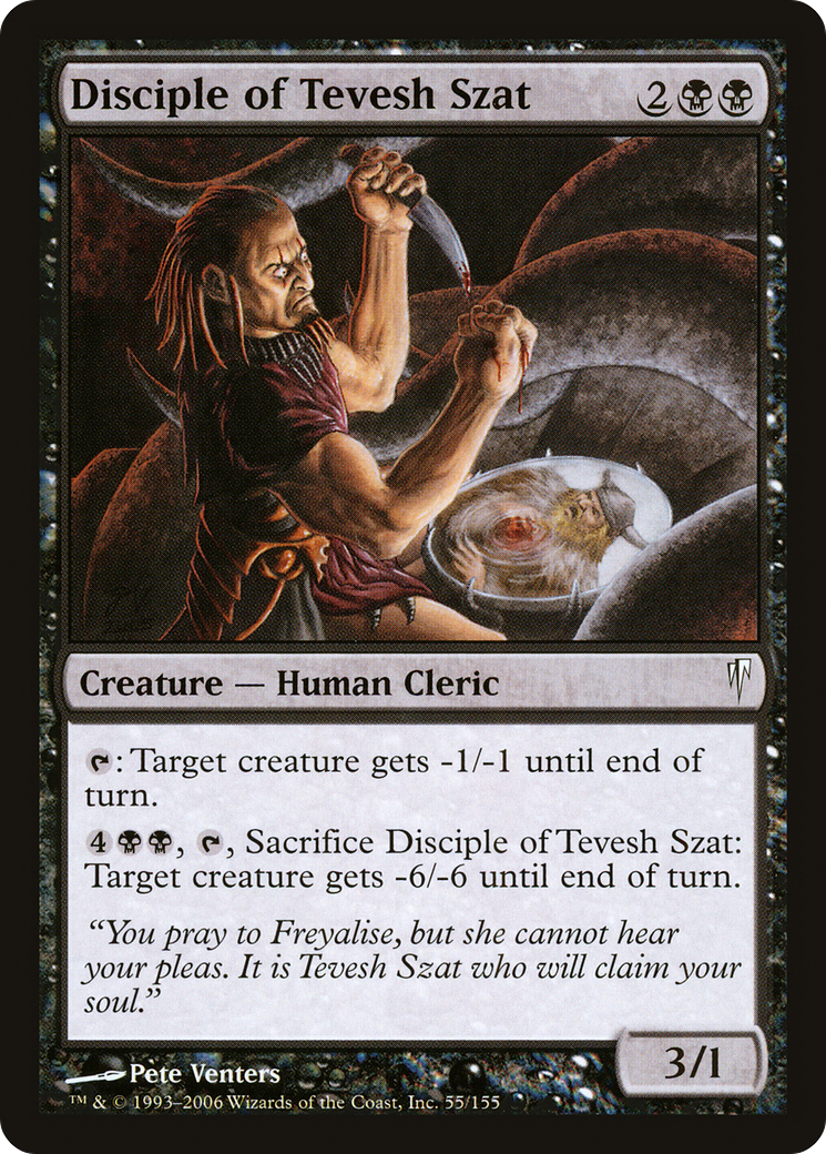 Image of Disciple of Tevesh Szat (CSP-055) - Coldsnap Foil