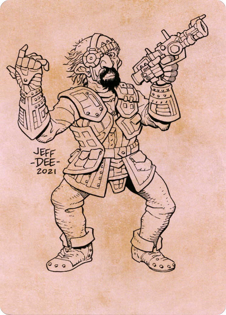 Image of Jan Jansen, Chaos Crafter // Jan Jansen, Chaos Crafter (ACLB-066) - Battle for Baldur's Gate Art Series (Borderless) Foil