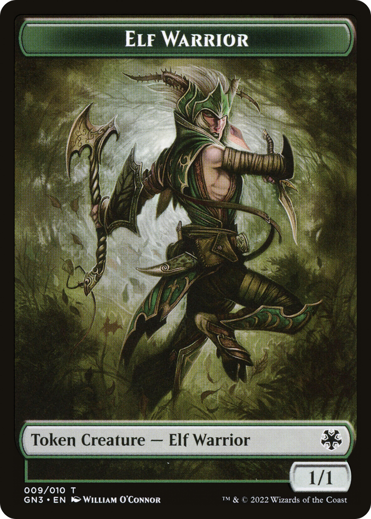 Image of Elf Warrior (TGN3-009) - Game Night: Free-for-All Tokens