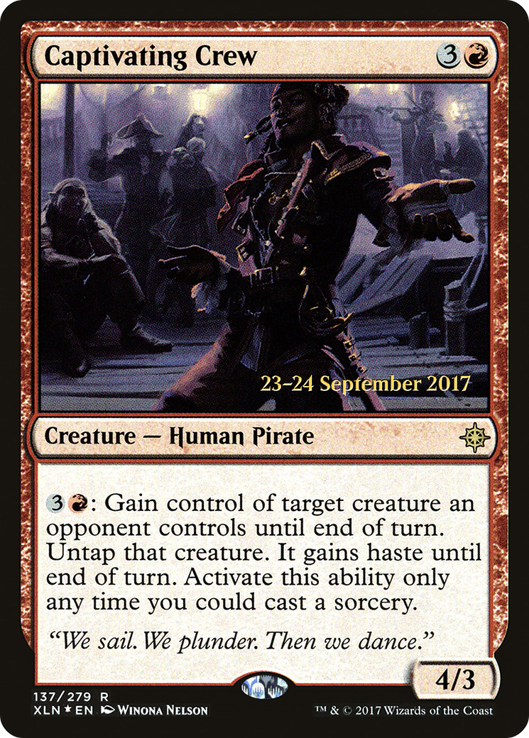 Image of Captivating Crew (PRE-137S) - Ixalan Promos Foil