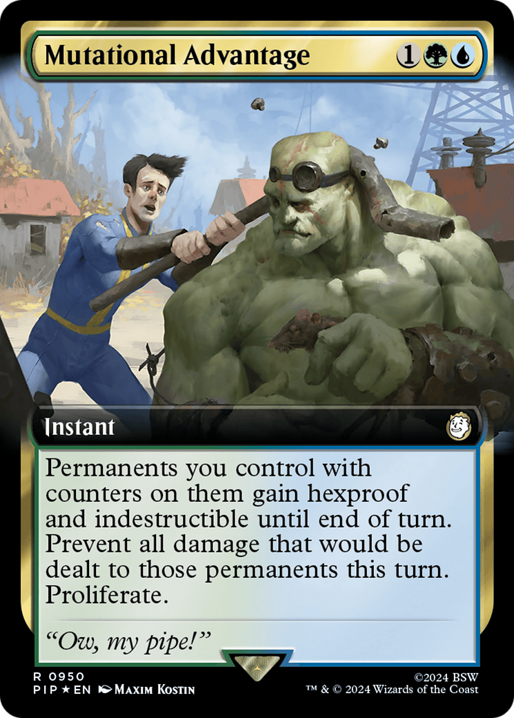 Image of Mutational Advantage (Extended Art) (Surge Foil) (PIP-950) - Fallout: (Extended Art) Foil