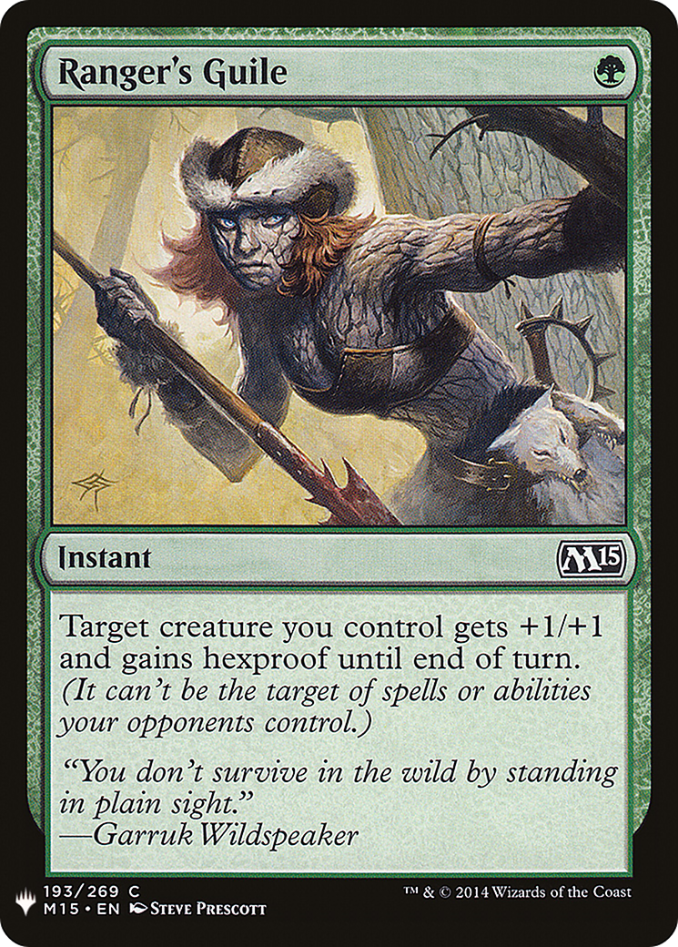 Image of Ranger's Guile (LIST-M15-193) - The List