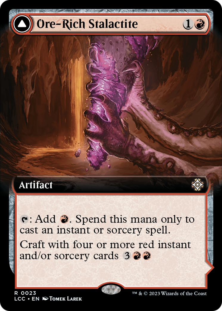 Image of Ore-Rich Stalactite (Extended Art) (LCC-023) - The Lost Caverns of Ixalan Commander: (Extended Art)