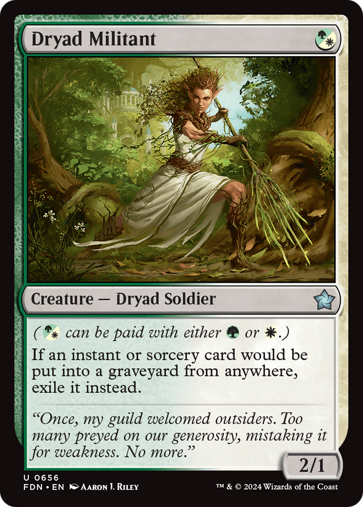 Image of Dryad Militant (FDN-656) - Foundations