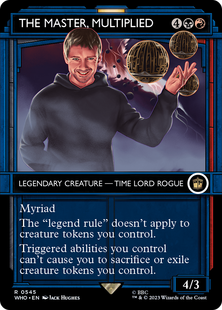 Image of The Master, Multiplied (Showcase) (WHO-545) - Doctor Who: (Showcase) (Borderless)