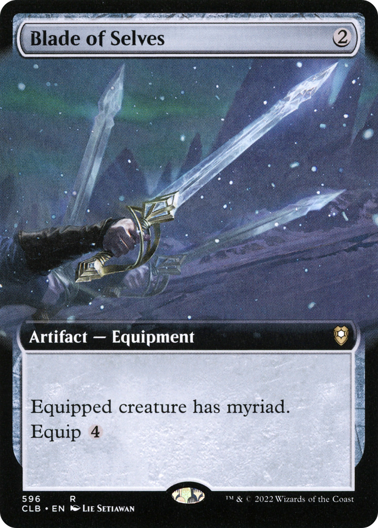 Image of Blade of Selves (Extended Art) (CLB-596) - Commander Legends: Battle for Baldur's Gate: (Extended Art)