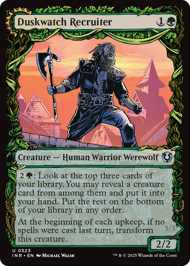 Image of Duskwatch Recruiter (Showcase) (INR-323) - Innistrad Remastered: (Showcase) Foil