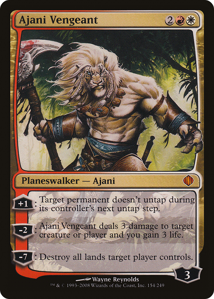 Image of Ajani Vengeant (ALA-154) - Shards of Alara Foil