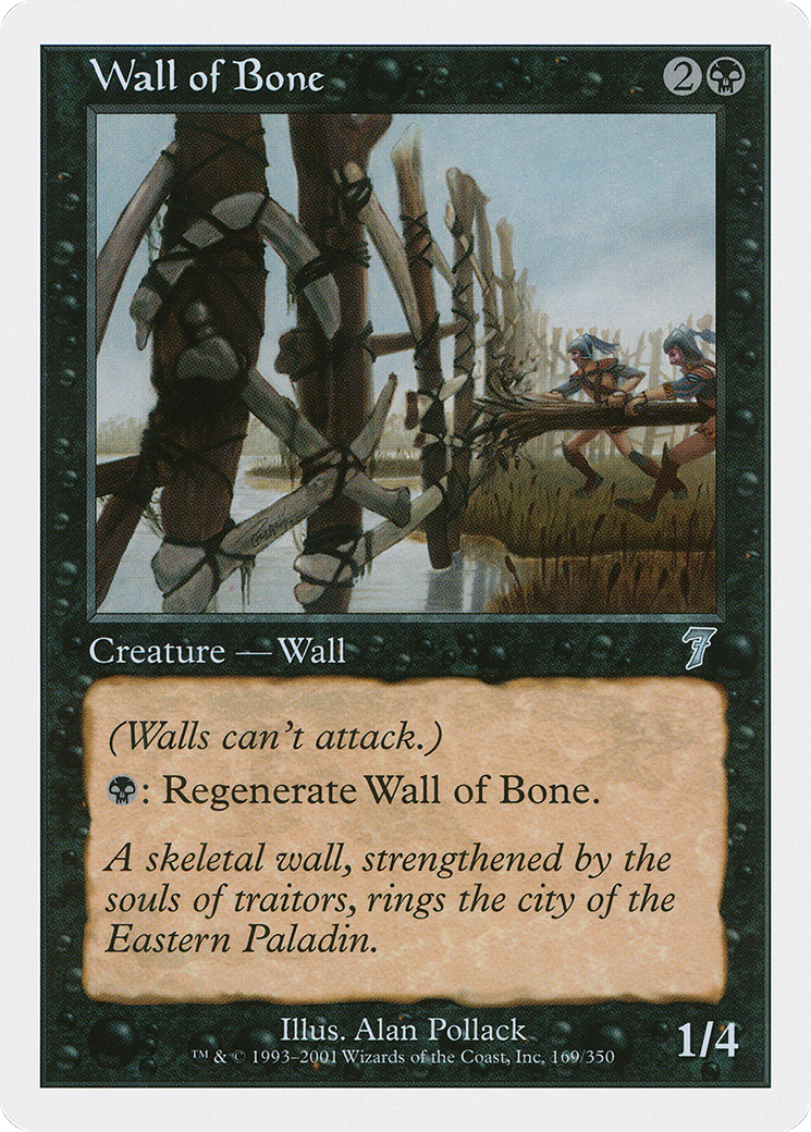 Image of Wall of Bone (7ED-169) - 7th Edition