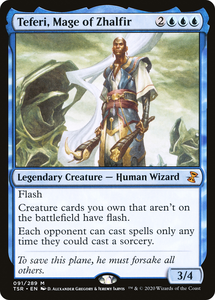 Image of Teferi, Mage of Zhalfir (TSR-091) - Time Spiral Remastered Foil