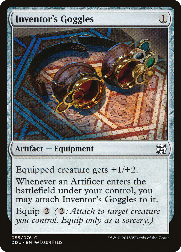 Image of Inventor's Goggles (DDU-055) - Duel Decks: Elves vs. Inventors
