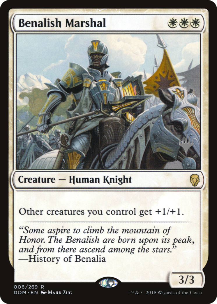 Image of Benalish Marshal (PPM20-06P) - Dominaria Promos Foil