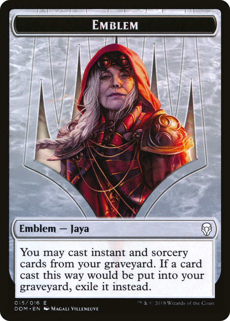 Image of Emblem - Jaya Ballard (DOM-015) - Dominaria Tokens