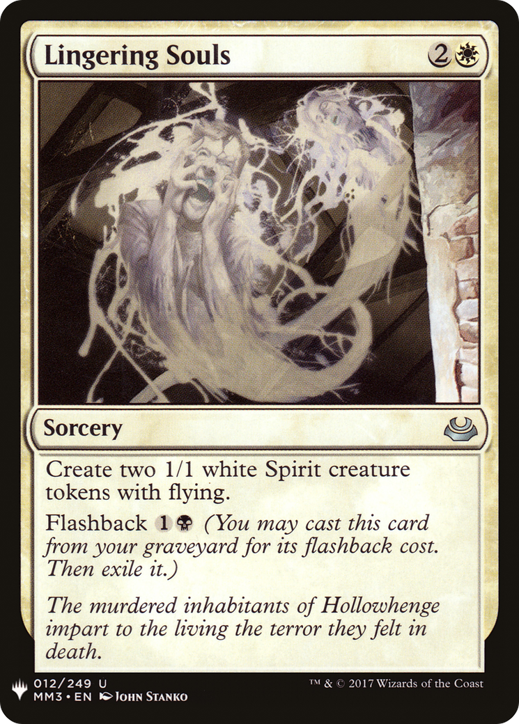 Image of Lingering Souls (LIST-012) - The List