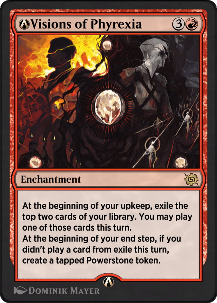 Image of A-Visions of Phyrexia (BRO-A-156) - The Brothers' War