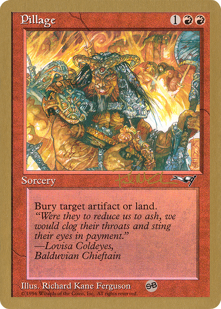 Image of Pillage - 1997 Paul McCabe (ALL) (SB) (WCD-) - World Championship Decks 1997