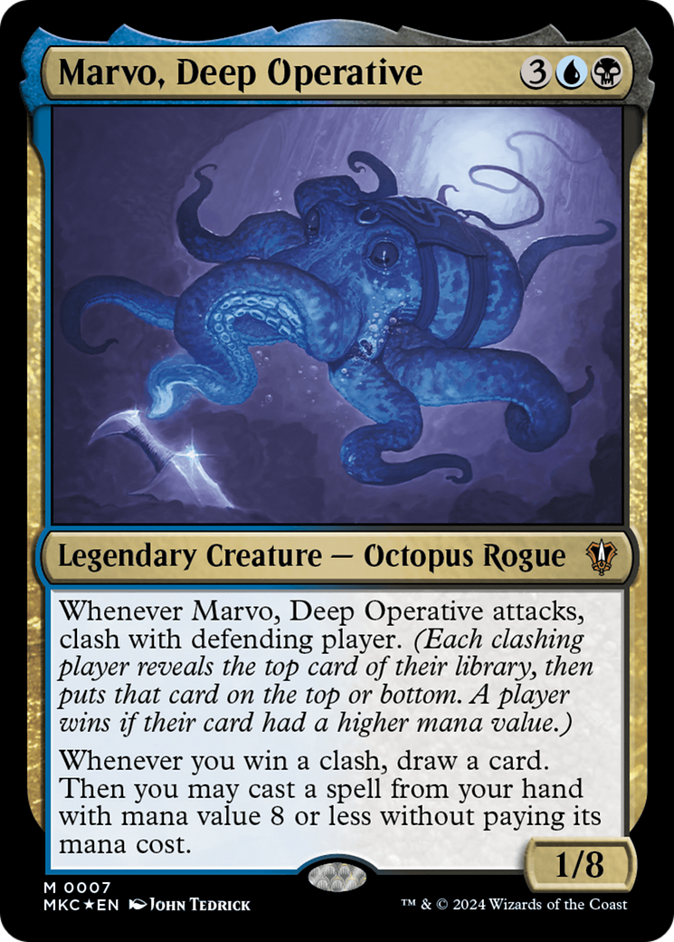 Image of Marvo, Deep Operative (MKC-007) - Murders at Karlov Manor Commander Foil