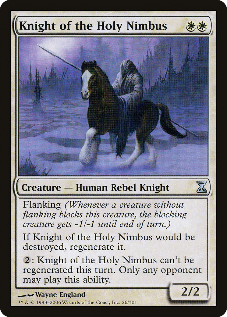 Image of Knight of the Holy Nimbus (TSP-026) - Time Spiral