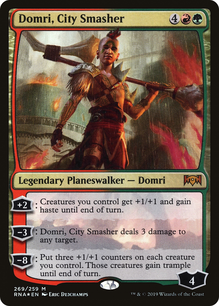 Image of Domri, City Smasher (RNA-269) - Ravnica Allegiance Foil