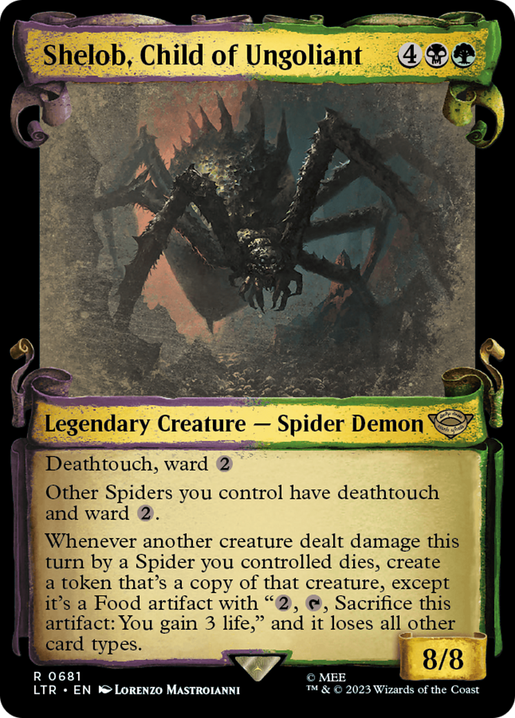 Image of Shelob, Child of Ungoliant (Showcase Scrolls) (LTR-681) - The Lord of the Rings: Tales of Middle-earth: (Showcase)
