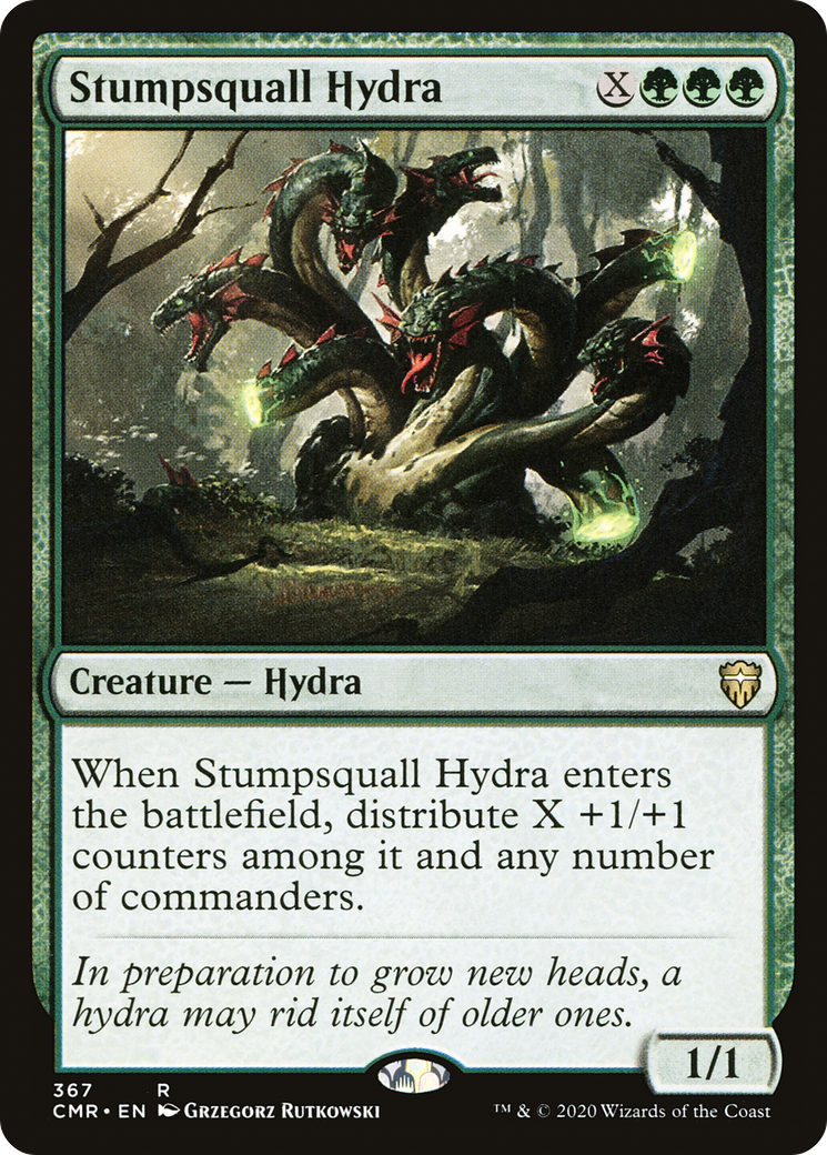 Image of Stumpsquall Hydra (CMR-367) - Commander Legends