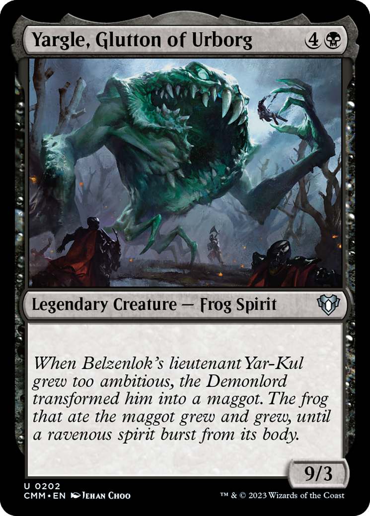 Image of Yargle, Glutton of Urborg (CMM-202) - Commander Masters Foil