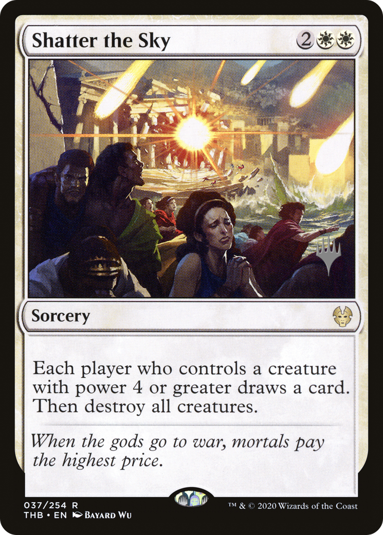Image of Shatter the Sky (PPTHB-37P) - Theros Beyond Death Promos