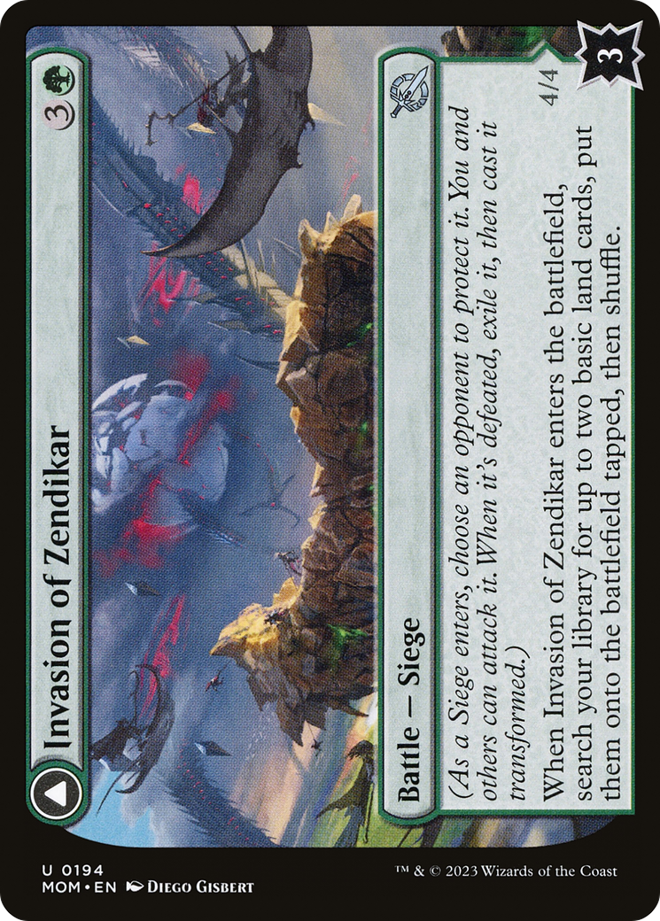 Image of Invasion of Zendikar (MOM-194) - March of the Machine Foil