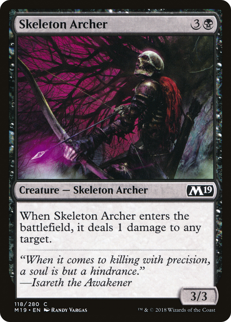 Image of Skeleton Archer (M19-118) - Core Set 2019 Foil
