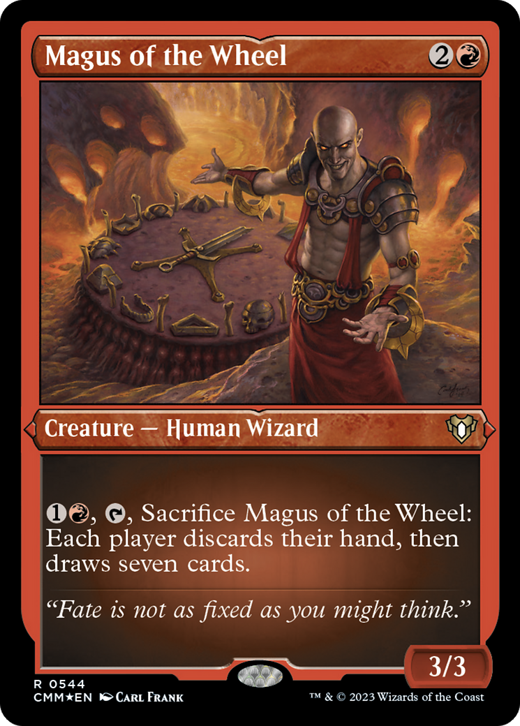 Image of Magus of the Wheel (CMM-544) - Commander Masters Etched Foil