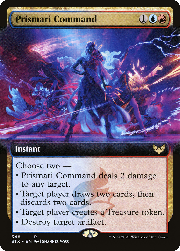 Image of Prismari Command (Extended Art) (STX-348) - Strixhaven: School of Mages: (Extended Art) Foil