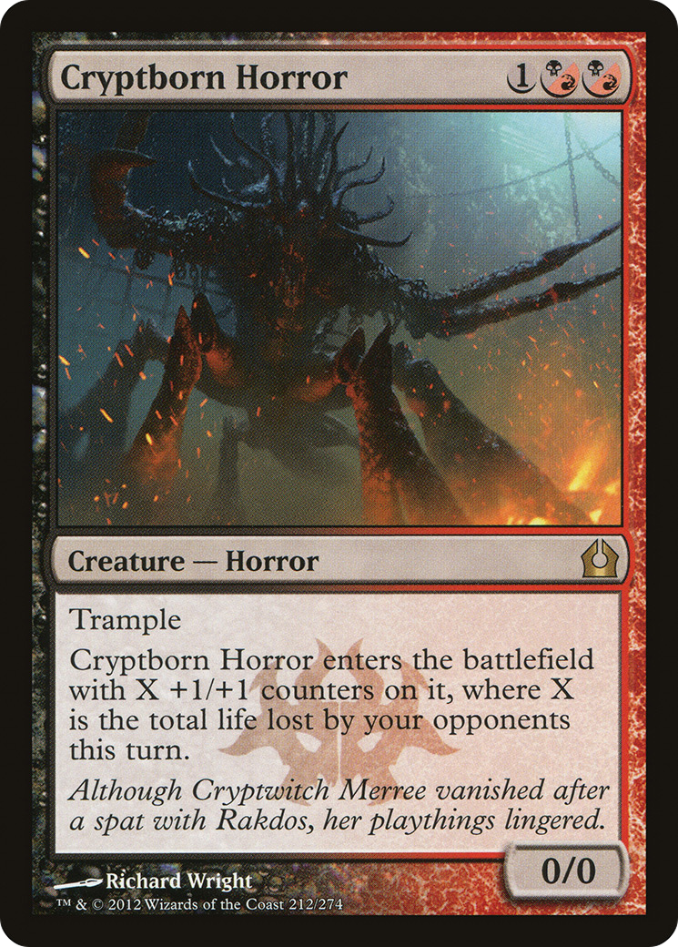 Image of Cryptborn Horror (RTR-212) - Return to Ravnica Foil