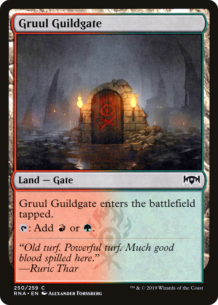 Image of Gruul Guildgate (250) (RNA-250) - Ravnica Allegiance Foil