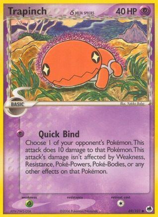 Image of Trapinch 069/101  Dragon Frontiers - Common