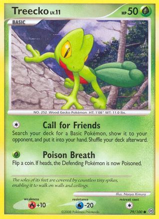Image of Treecko 079/100  Stormfront - Common