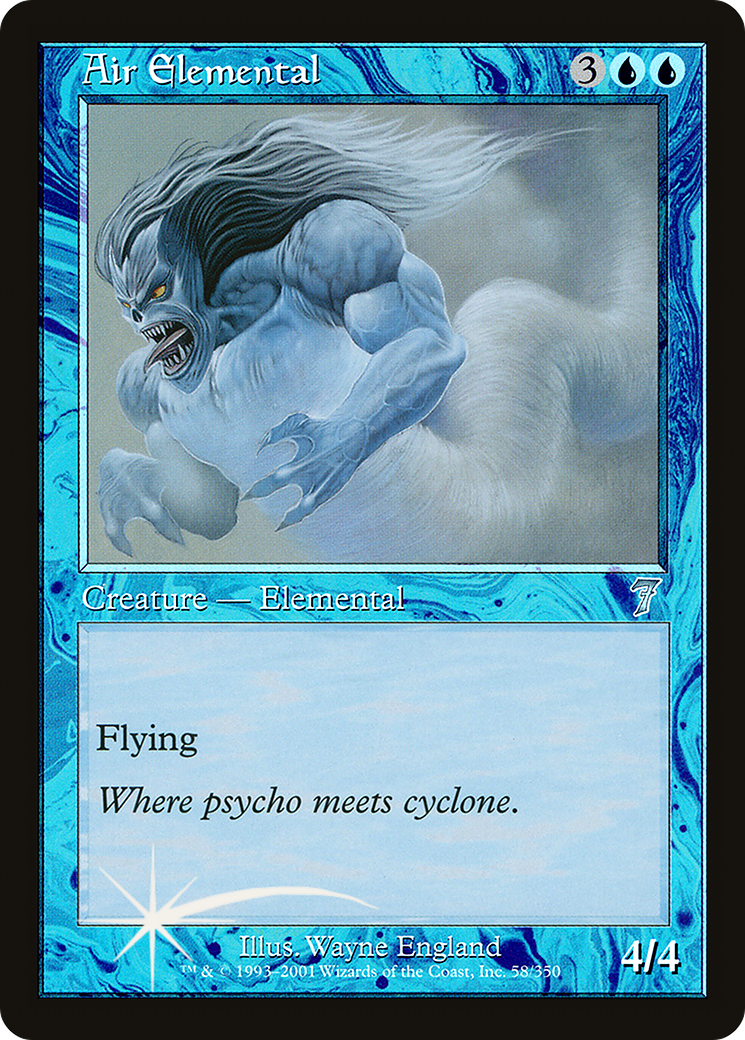 Image of Air Elemental (7ED-058) - 7th Edition