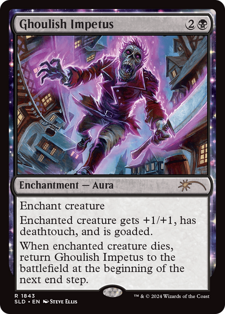 Image of Ghoulish Impetus (SLD-1843) - Secret Lair Drop: (enchantment)