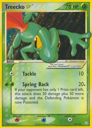 Image of Treecko Star 109  - Holofoil Team Rocket Returns - Ultra Rare