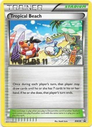 Image of Tropical Beach - BW28 (Worlds 11)  Black and White Promos - Promo