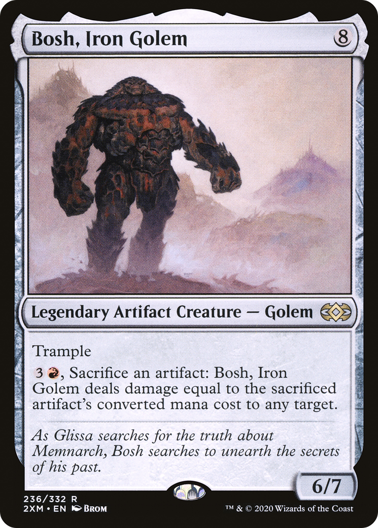 Image of Bosh, Iron Golem (2XM-236) - Double Masters Foil