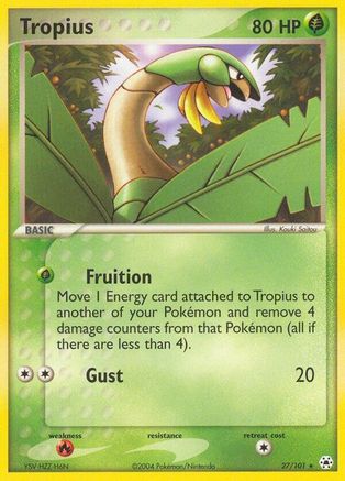 Image of Tropius 027  Hidden Legends - Rare