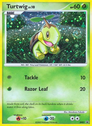 Image of Turtwig DP01  - Holofoil Diamond and Pearl Promos - Promo