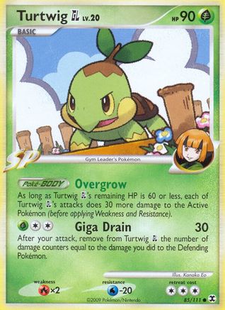 Image of Turtwig GL 085/111  - Reverse Holofoil Rising Rivals - Common