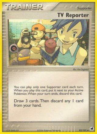 Image of TV Reporter 082/101  Dragon Frontiers - Uncommon