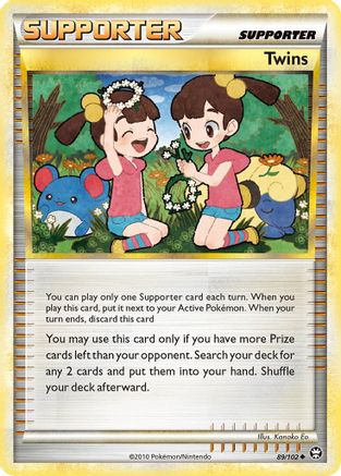 Image of Twins 089/102  - Reverse Holofoil Triumphant - Uncommon