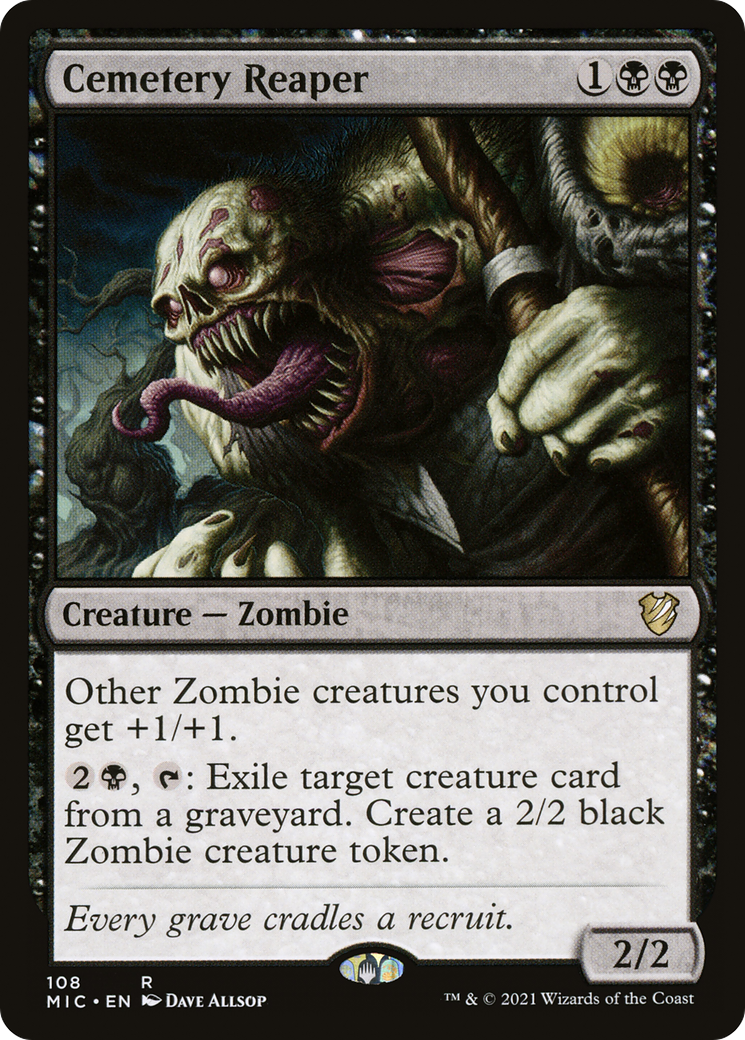 Image of Cemetery Reaper (MIC-108) - Midnight Hunt Commander