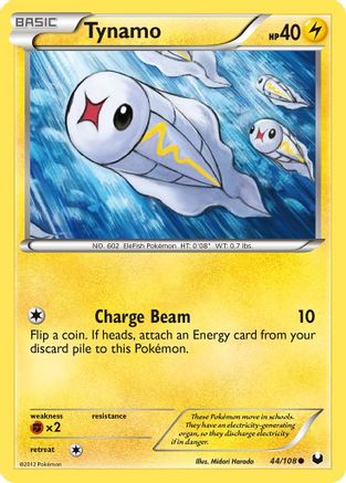 Image of Tynamo (44) 044  - Reverse Holofoil Dark Explorers - Common